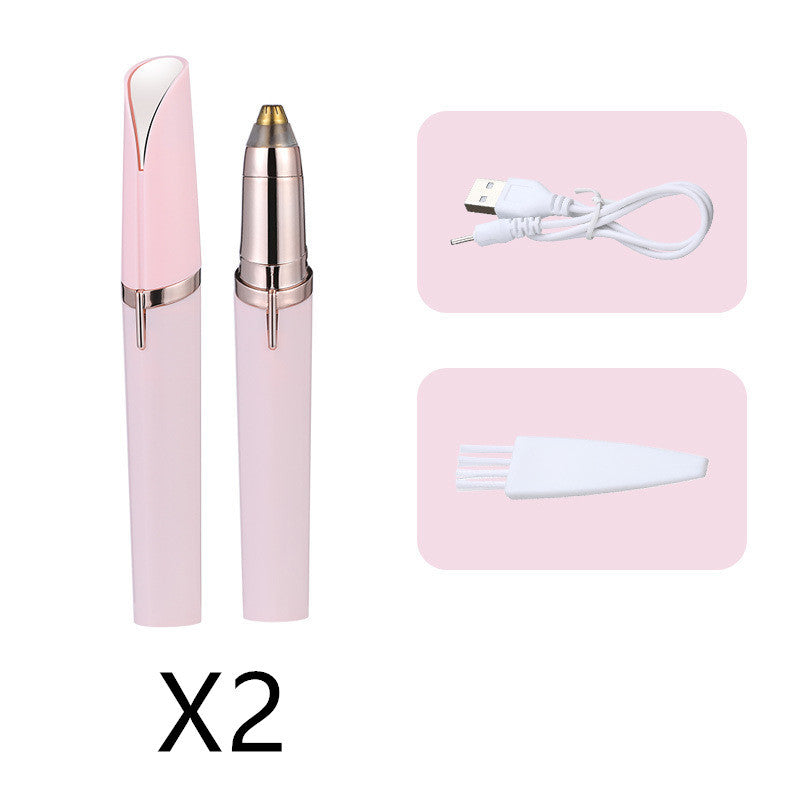 Eyebrow Epilator Maquiagem Profissional Completa Trymer Do Brwi Eye Brow Trimmer For Rasoir Visage Femme Make Up Eye Brow Shaper - Lootquake