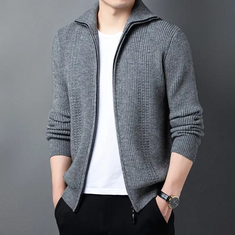 Spring And Autumn New Casual Men's Outerwear Sweater - Lootquake