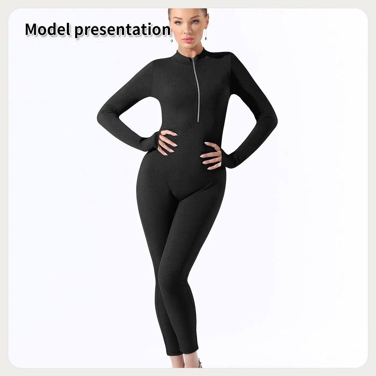 Women's Fashion Simple Solid Color Bodysuit - Lootquake