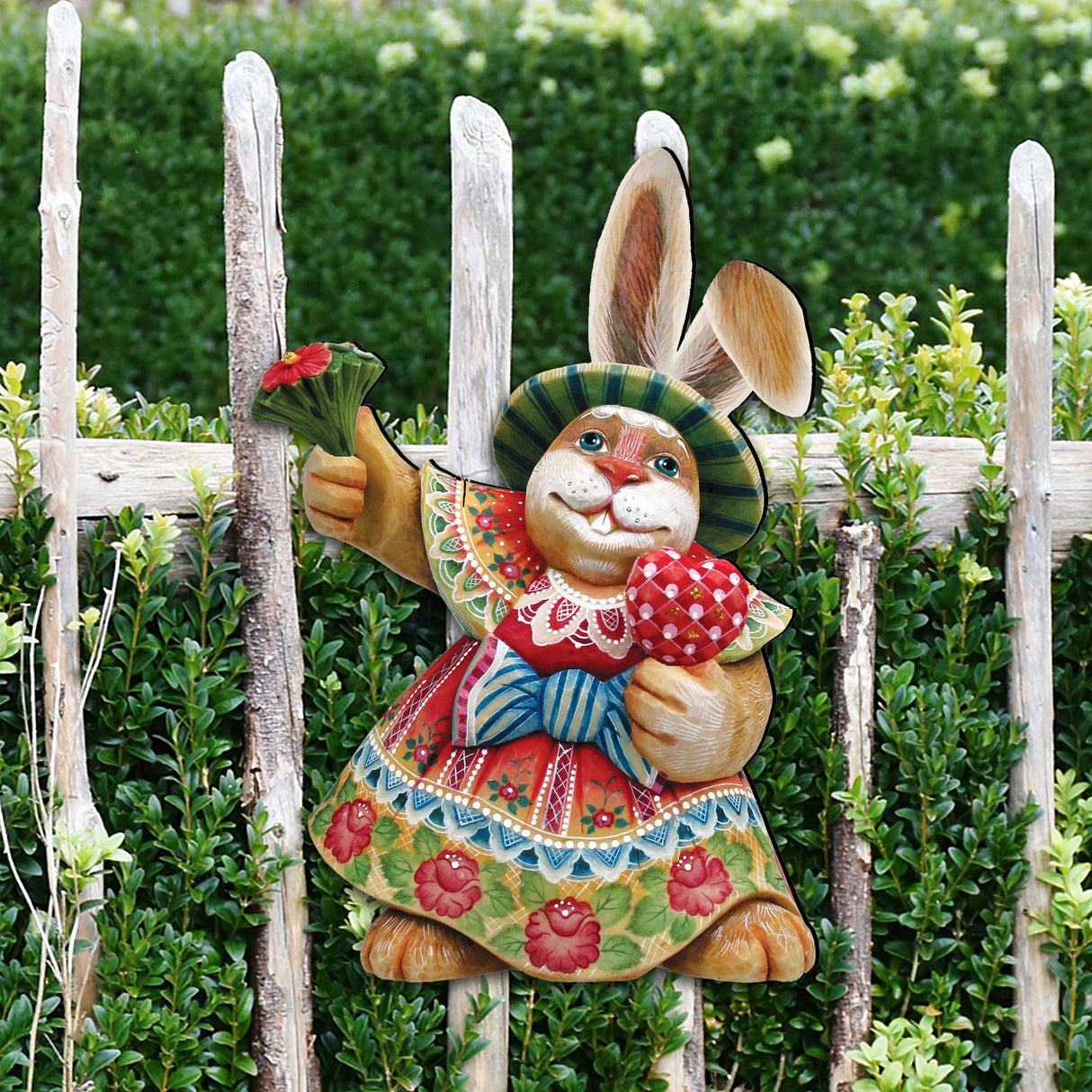 Easter Mommy Bunny Door Decor by G. DeBrekht - Easter Spring Decor - 8154421H