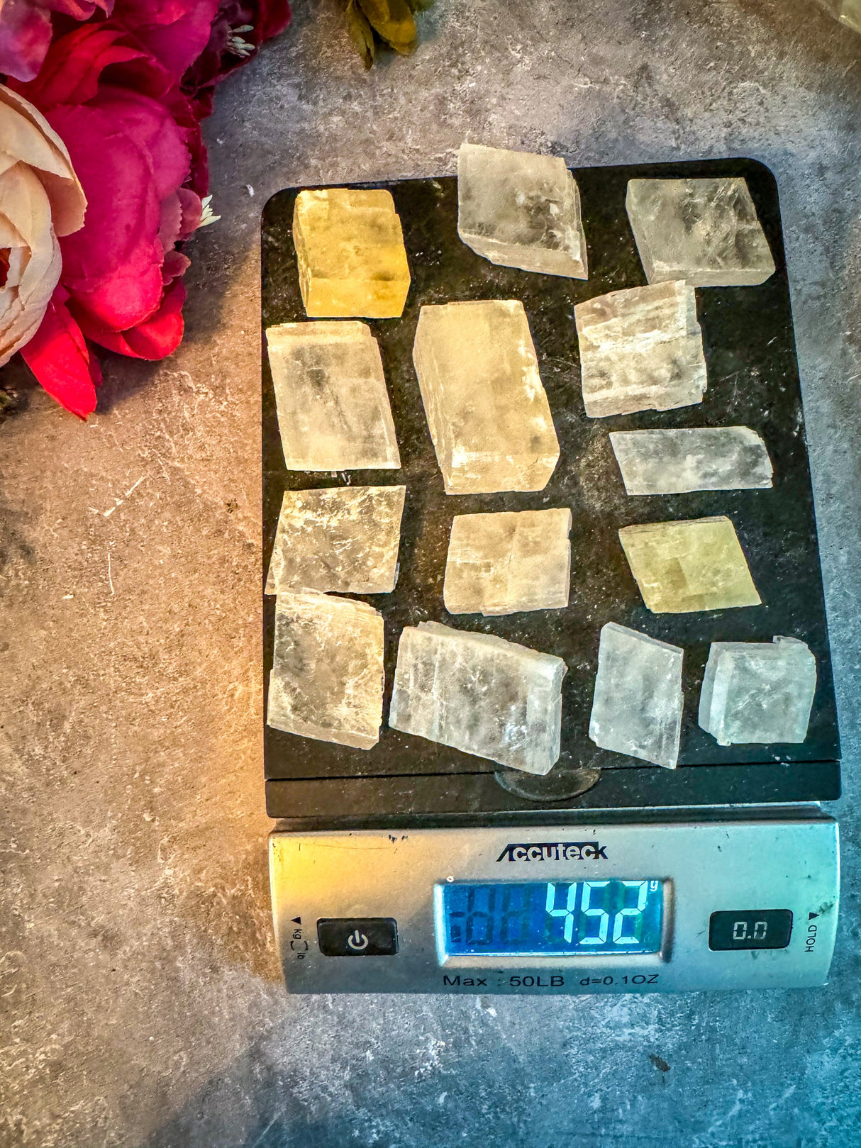 BULK Optical Calcite, 450 G bags, Icelandic Spar, Ethically Sourced Crystals and Stones