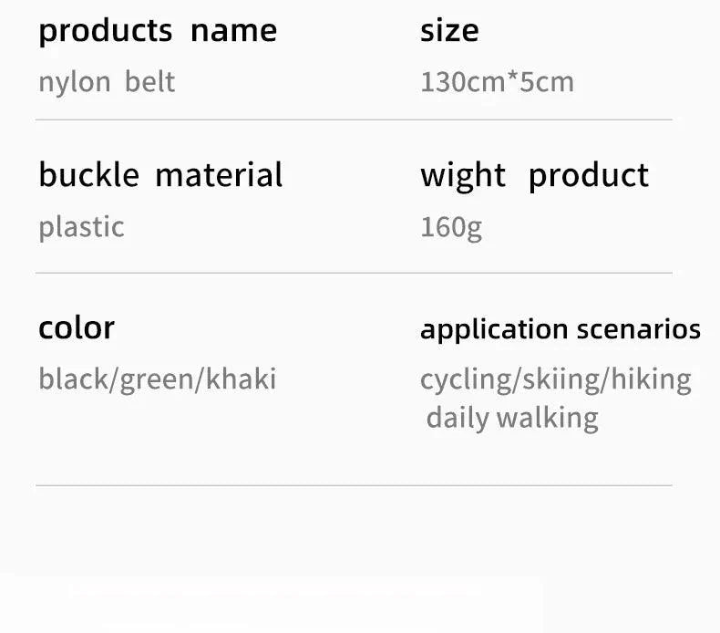 1pc Quick Release Tactical Belt for Men Fashion Style Combat Belt for Outdoor Activities and Fishing