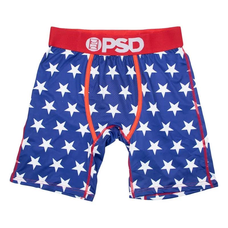 1Pcs Sexy Men Underwear Boxers Men's Panties Lingerie Breathable Printed Male Underpants Plus Size Man Boxer Briefs Mens Trunks