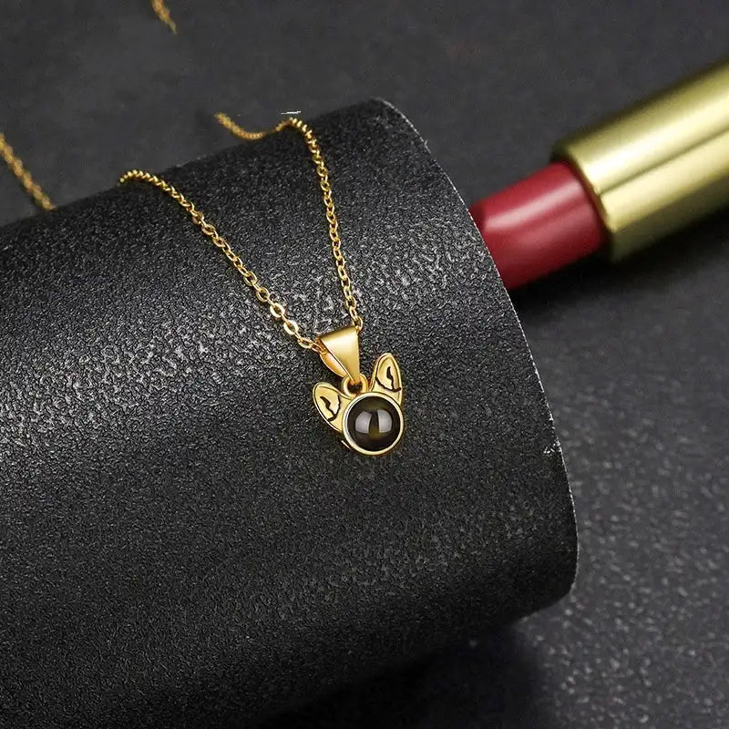 925 Silver Personalized Cute Cat Necklace For Women - Lootquake