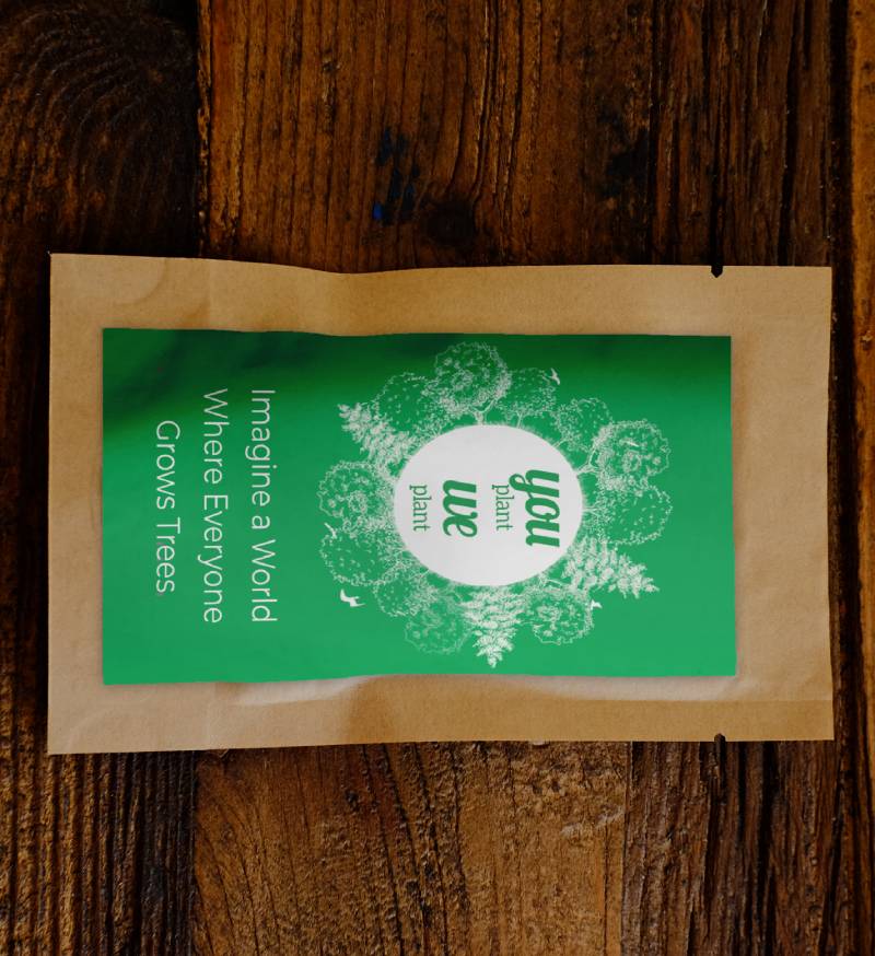 Pack of 20 Tree Kit Pouches, We Plant 200 More Trees