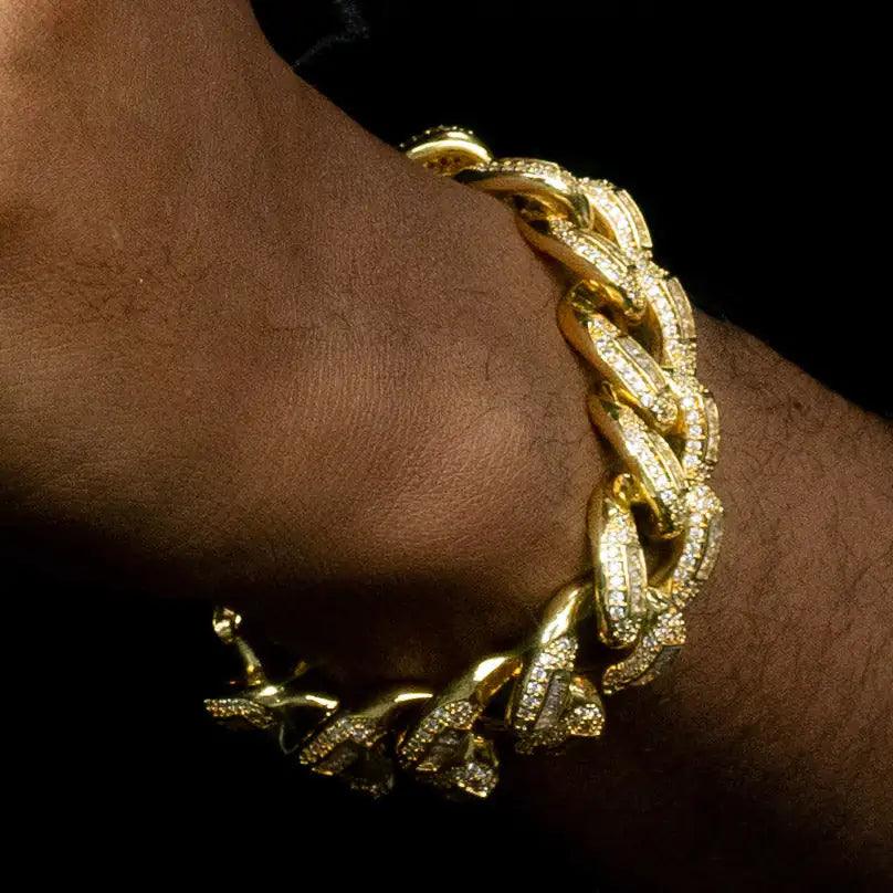 20mm Luxury Gold Cuban Bracelet