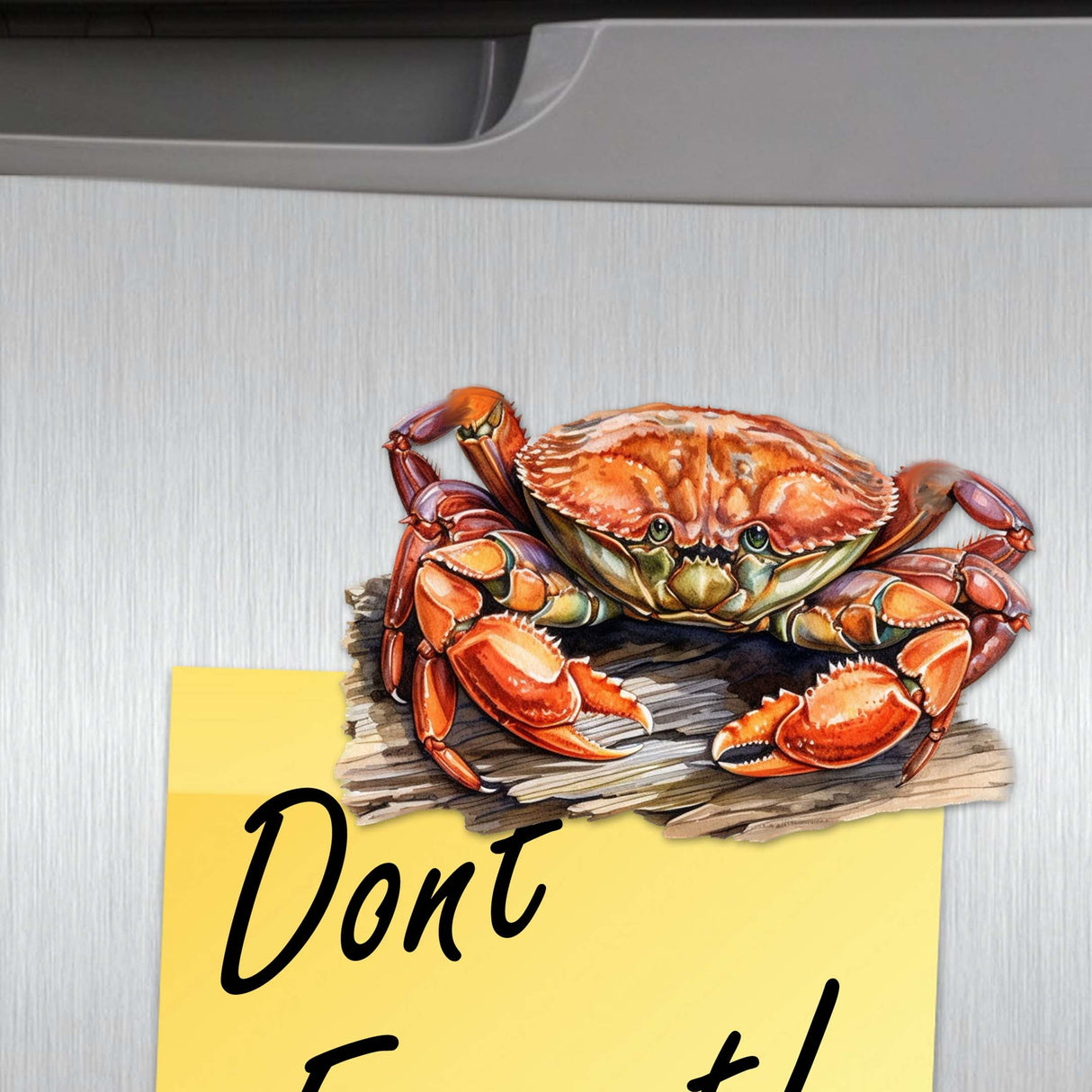 Crabs of the Wild Decorative Wooden Magnets Set of 6 by G. Debrekht - Wildlife Decor - 8090121G-S6