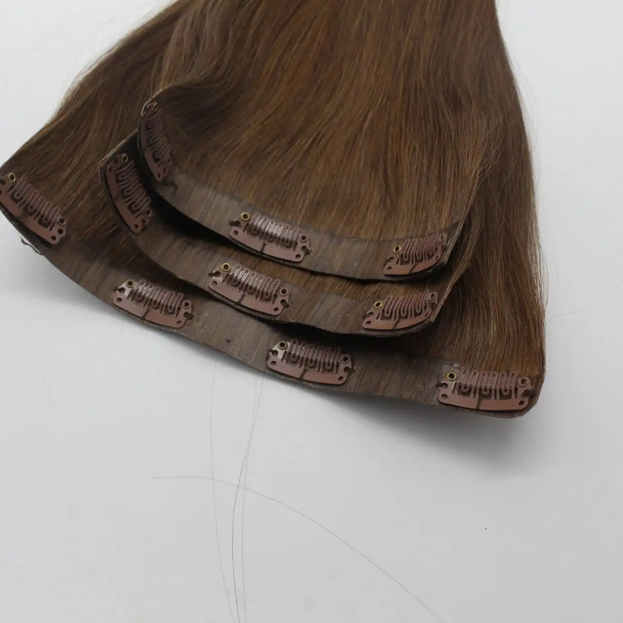 Clip hair clips in human hair extension - Lootquake