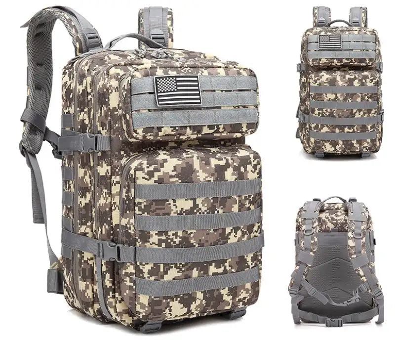 Outdoor Mountaineering Bag Tactical Leisure Bag Army Fan Travel Computer Bag Individual Soldier Package - Lootquake