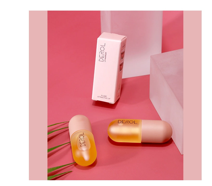 Day Night Instant Volume Lip Plumper Oil Clear Lasting Nourishing Repairing Reduce Lip Fine Line Care Lip Beauty Cosmetic - Lootquake