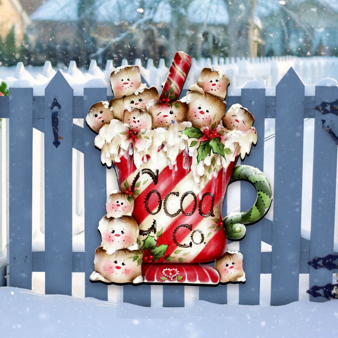 Marshmallow Cocoa Company Door Decor by Jamie Mills-Price - Christmas Decor - 8457513H
