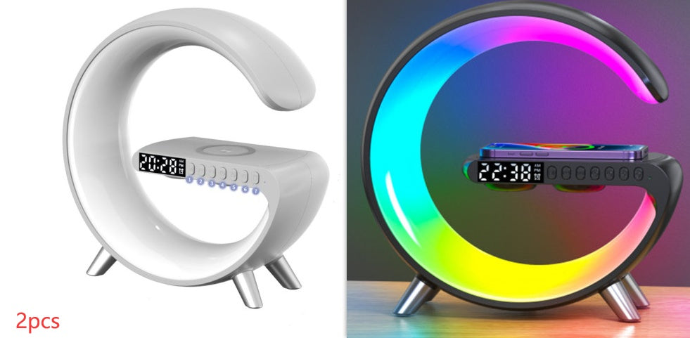 G Shaped LED Lamp with Bluetooth Speaker