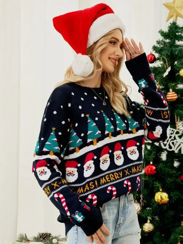 Christmas Tree Jumper Snowman Sweater - Lootquake