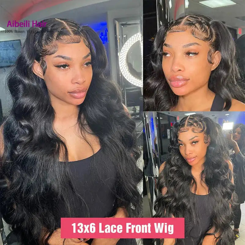 13x6 Front Lace Body Wave Lace Front Wig Human Hair - Lootquake
