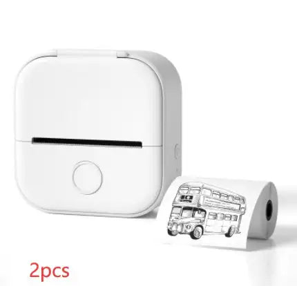 Portable Mini Printer for Students and Hobbyists, Bluetooth Thermal Label Printer - Lootquake