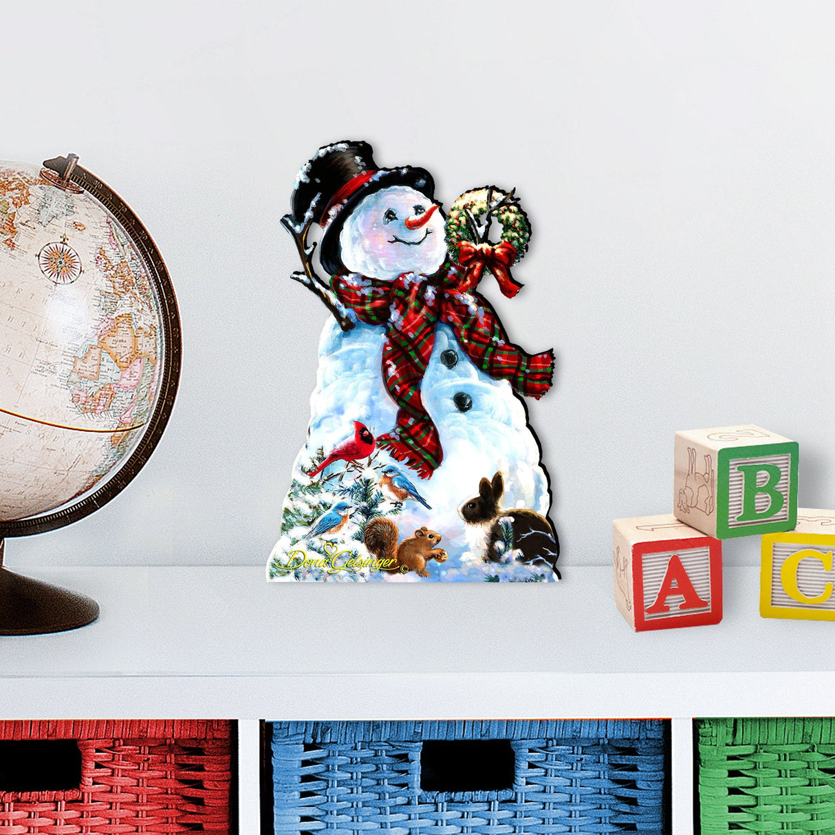 Old Fashioned Showman Holiday Door Decor by D. Gelsinger - Nativity Holiday Decor - 8461018H-1563