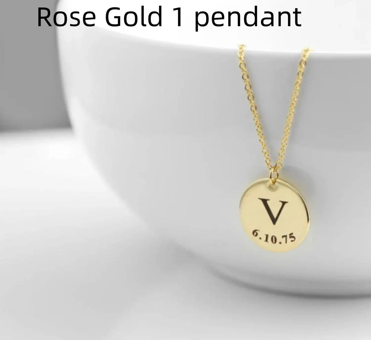 Personalized Pendant Stainless Steel Necklace - Lootquake