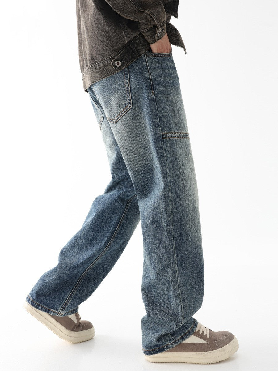 American High Street Vintage Jeans Men's Autumn - Lootquake