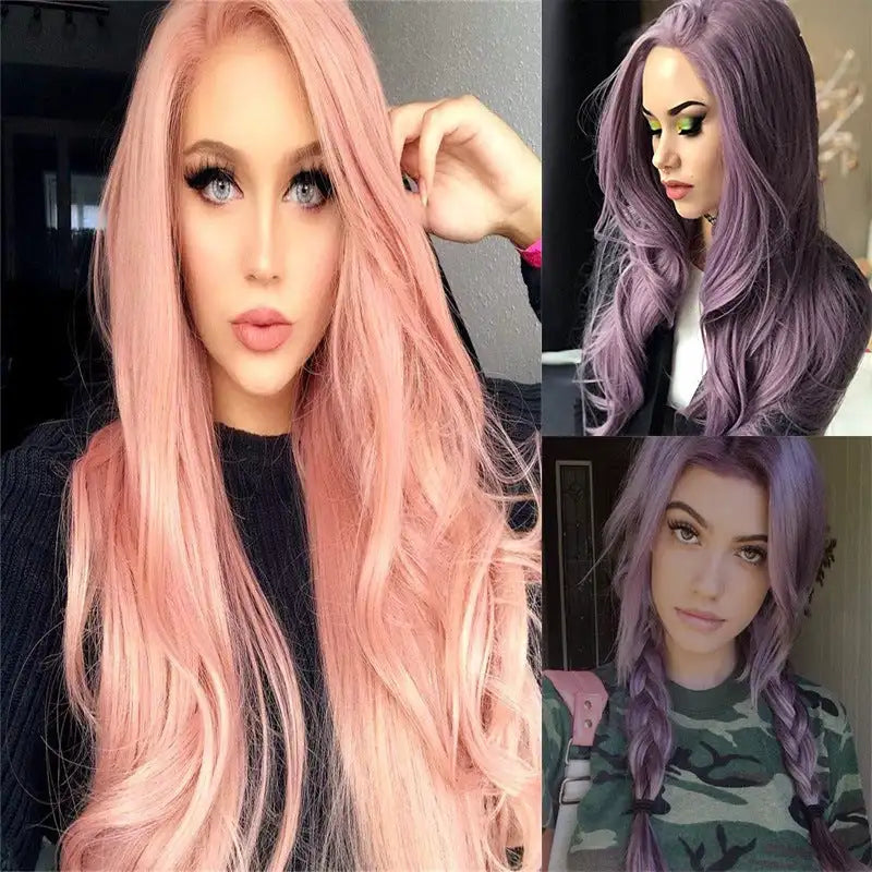 Large wavy long hair wig - Lootquake