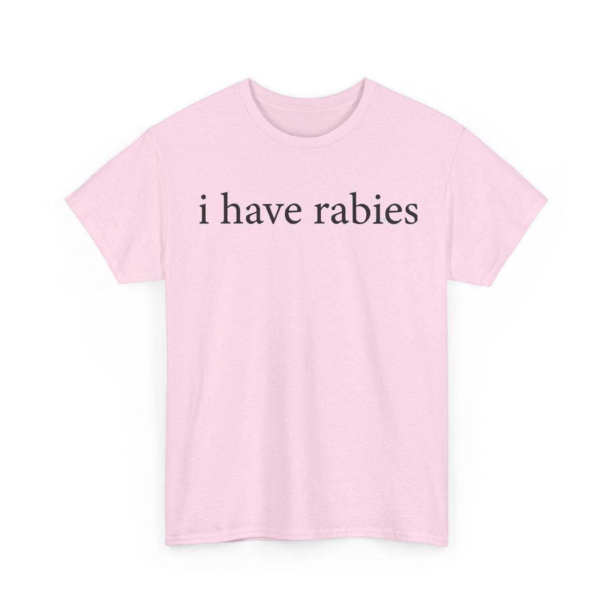 Camiseta divertida "Tengo rabia": divertida camiseta con humor animal para hombre y mujer