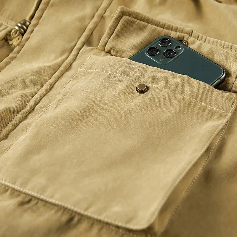 Thick Detachable Hat Lambswool Jacket - Lootquake