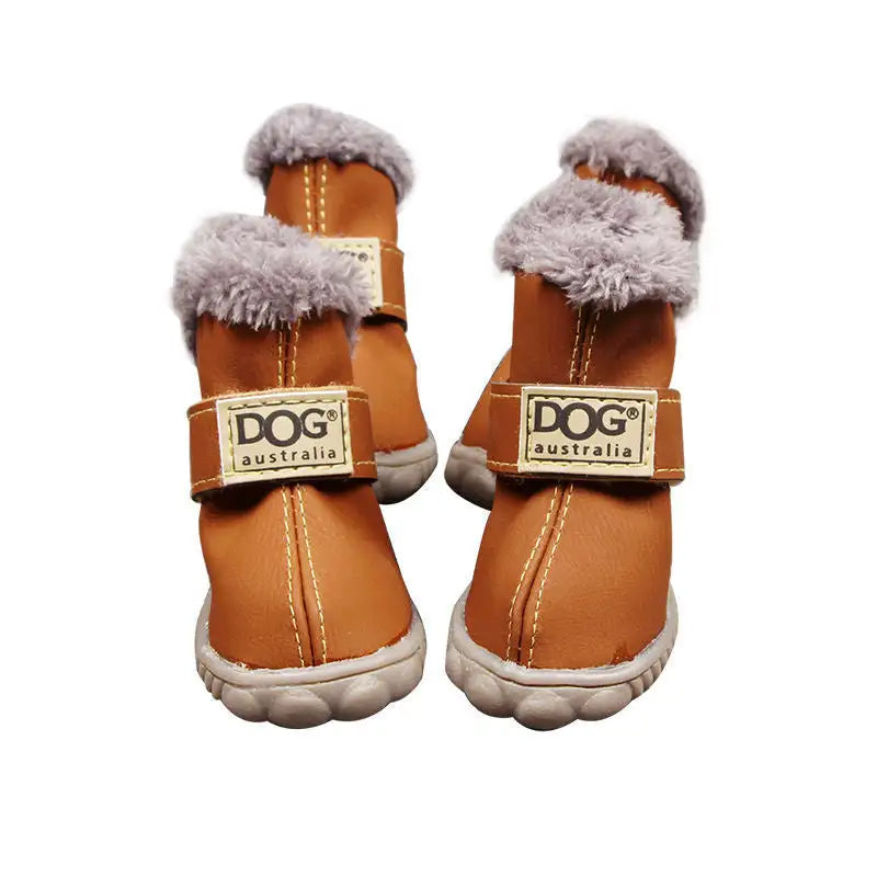 Dog Thick Snow Boots Keep Warm Teddy Autumn And Winter VIP Shoes - Lootquake