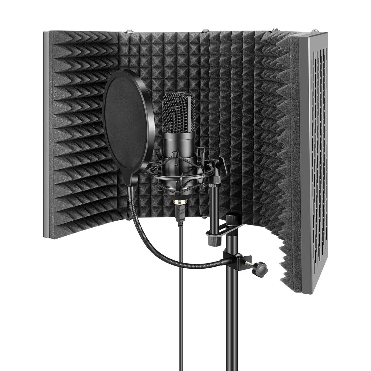 Microphone Recording Studio High-Quality Noise Reduction Screen Blowout Prevention Net - Lootquake
