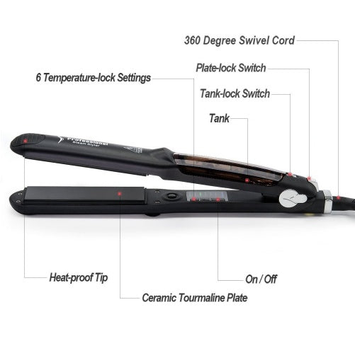 Steam Flat Iron with Argan Infusion