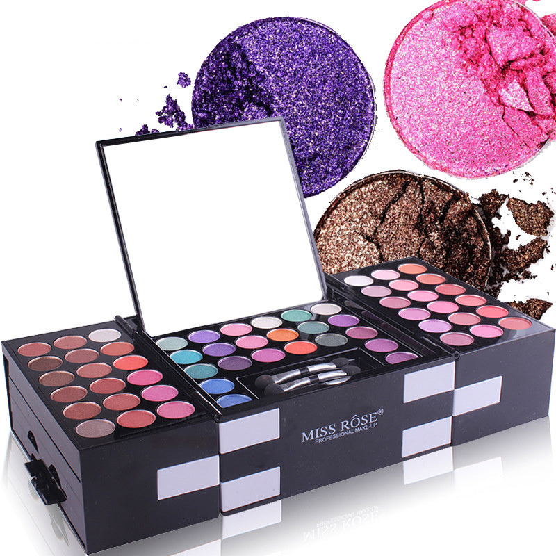 MISS ROSE 144-Color Eyeshadow, Blush, and Brow Makeup Kit
