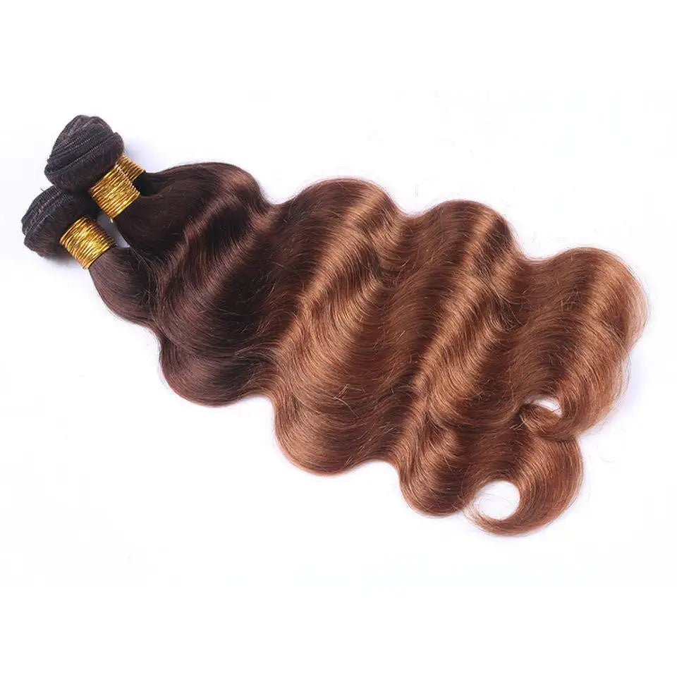 Real hair wig female real hair wavy body wave - Lootquake