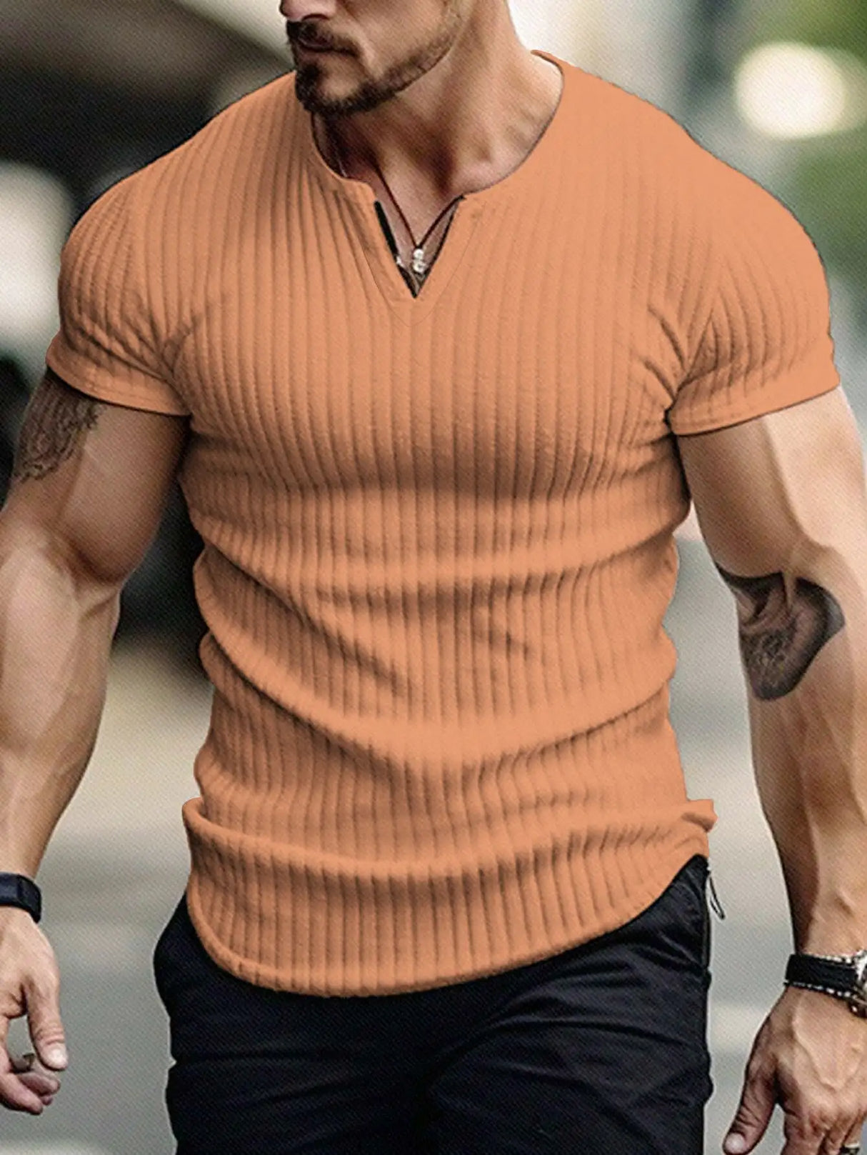 Sports Slim-fitting Men's Short Sleeve - Lootquake
