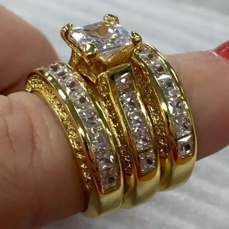 White Zircon Commemorative Women's Love Ring - Lootquake