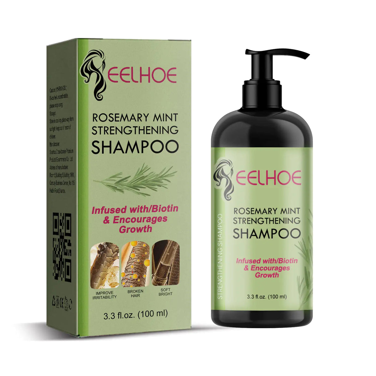EELHOE Hair Enrichment Moisturizes Hair Repair Hair Root Thickening Hairline Strengthening Hair Treatment - Lootquake