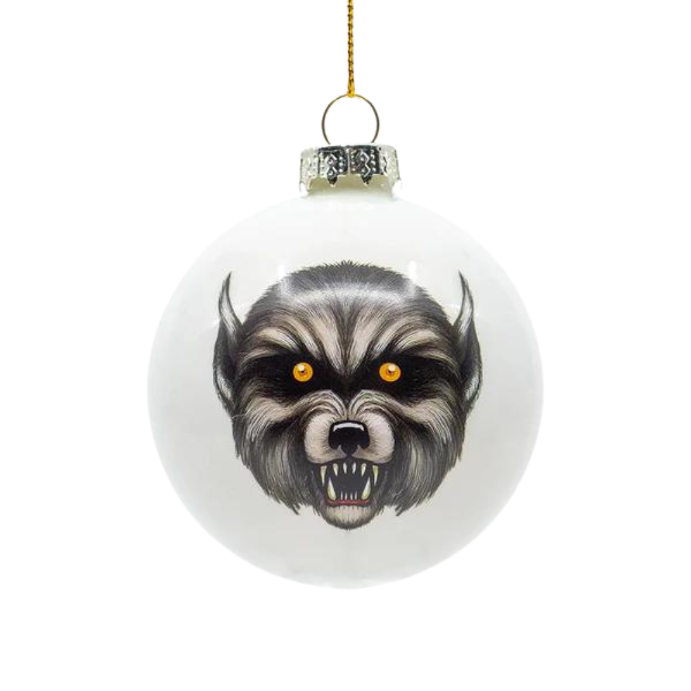 Adornos de cristal macabros (paquete de 4)