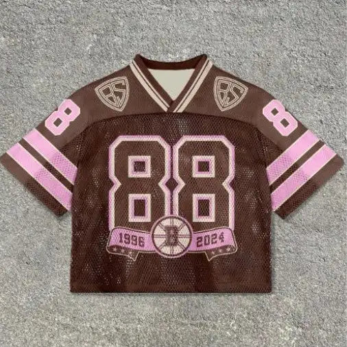 Men's Casual V-neck Short-sleeved Digital Printing Pullover - Lootquake