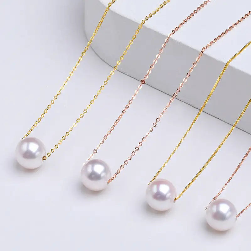 18K Gold Necklace Women's Fashion DIY Accessories - Lootquake