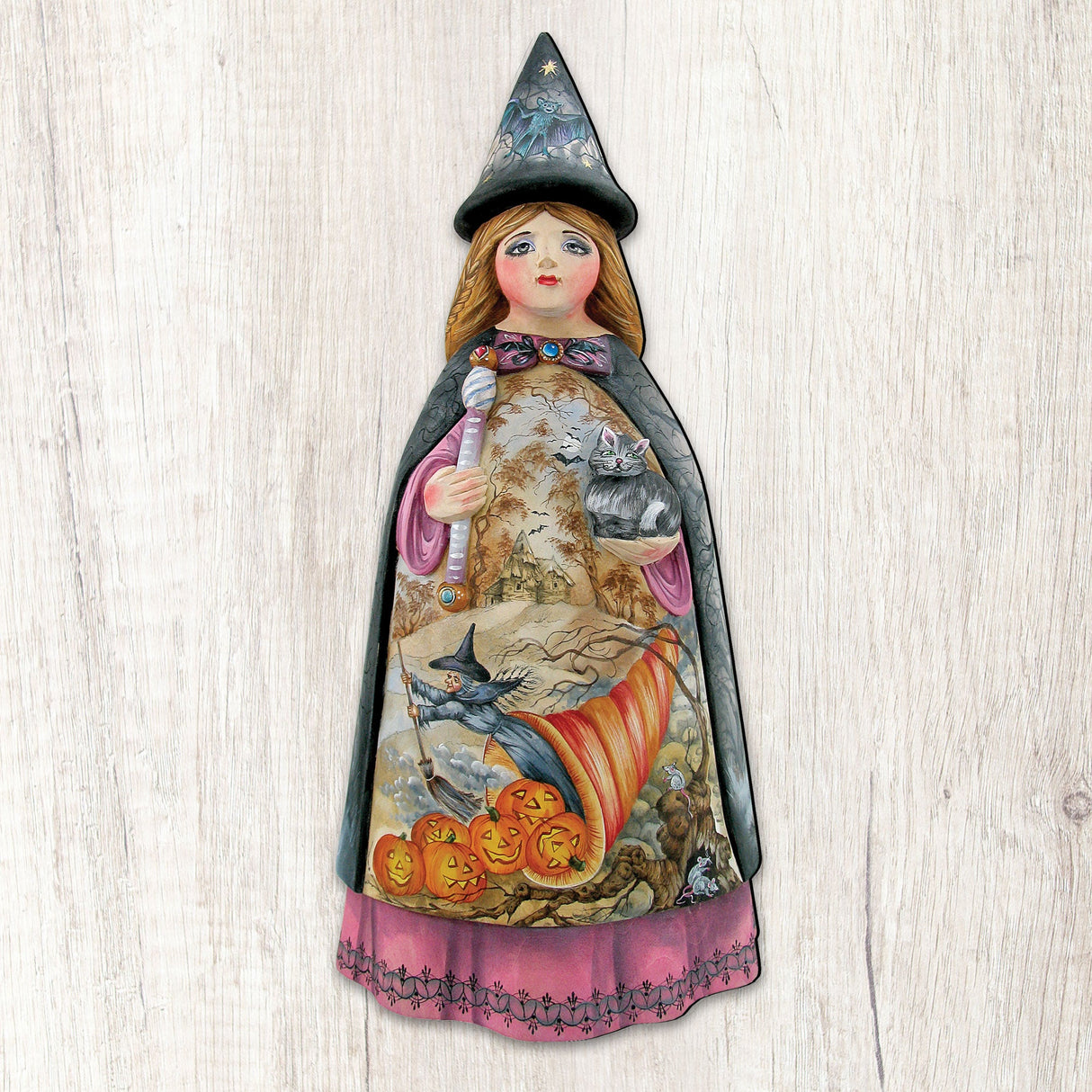 Decoración de puerta de bruja de Halloween por G. DeBrekht - Decoración de Halloween de Acción de Gracias - 8114170H