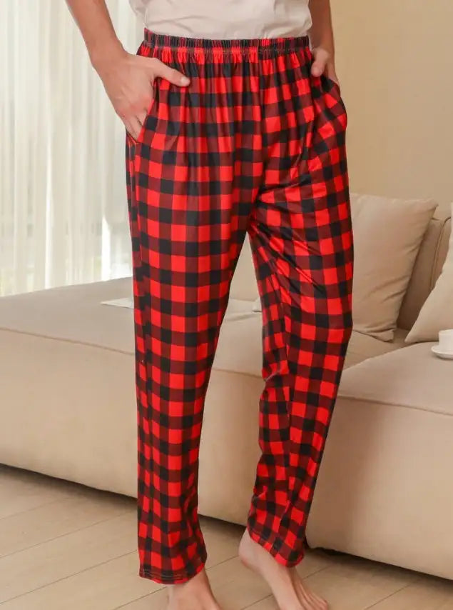 Ice Silk Fabric Single Stripe Pants Style - Lootquake