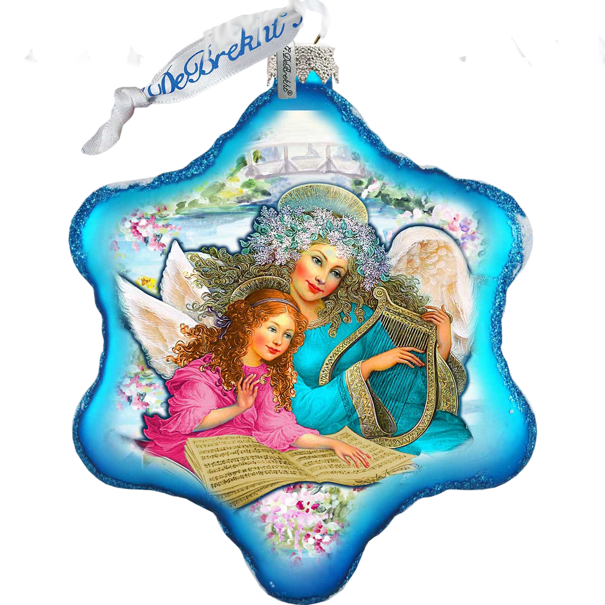 Sisterhood Glass Ornament by Strelkina at G. DeBrekht - Christmas Decor - 754-041