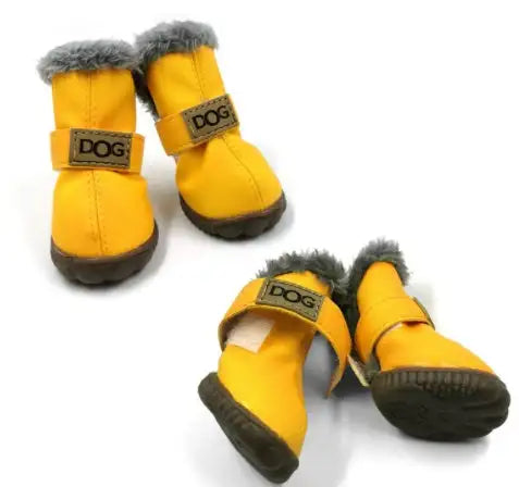 Dog Thick Snow Boots Keep Warm Teddy Autumn And Winter VIP Shoes - Lootquake