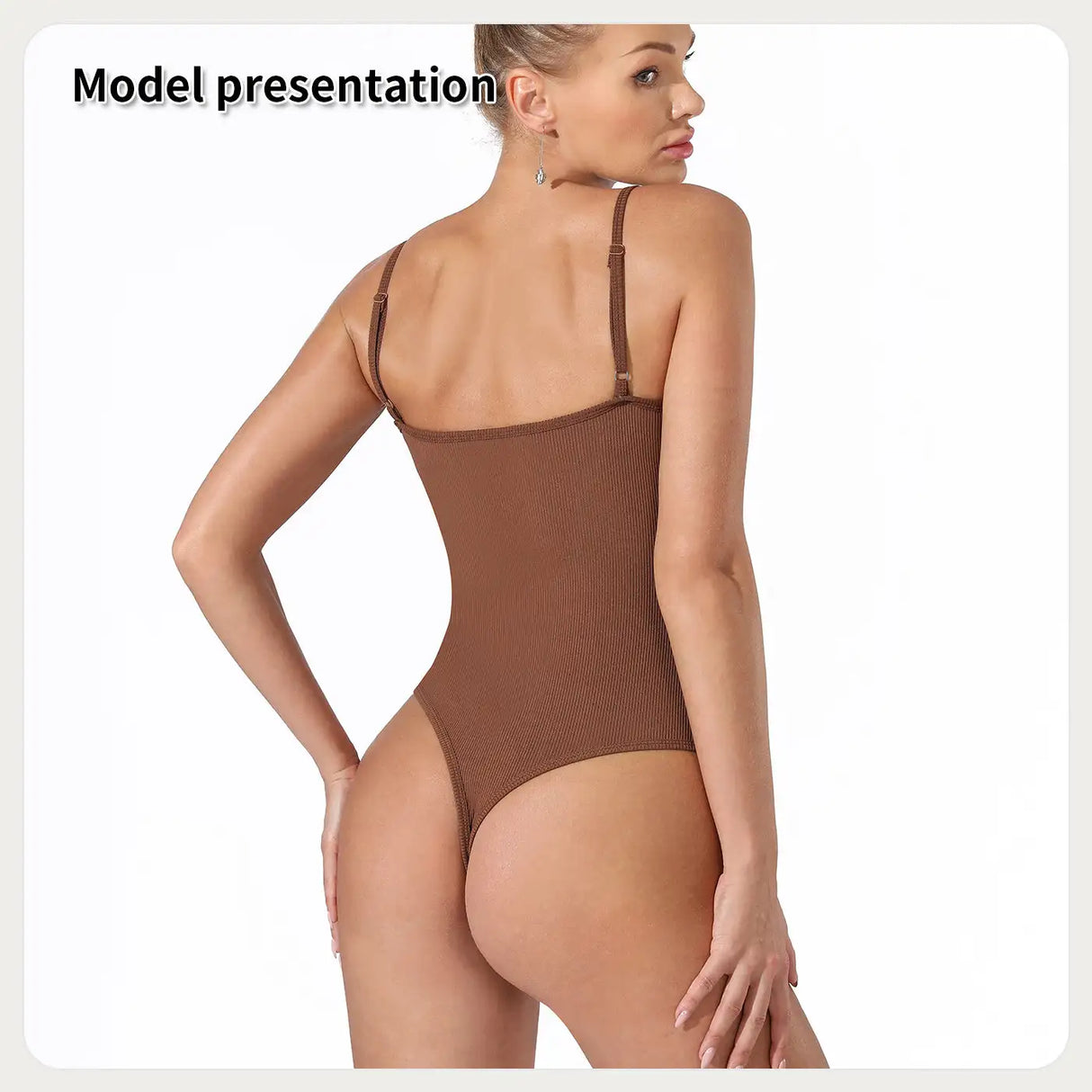 Women's Fashion Simple Solid Color Bodysuit - Lootquake