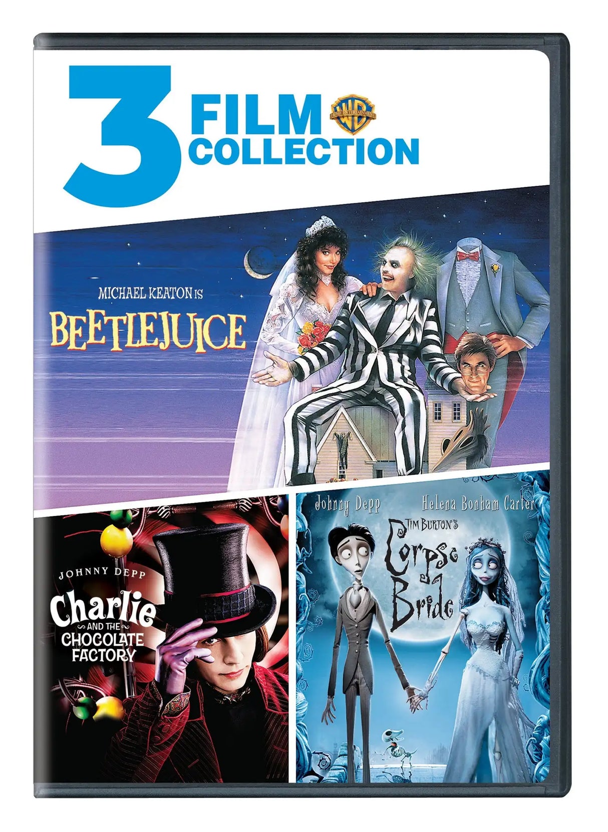 3 Film Collection: Beetlejuice / Charlie & Chocolate / Corpse Bride (D - Lootquake