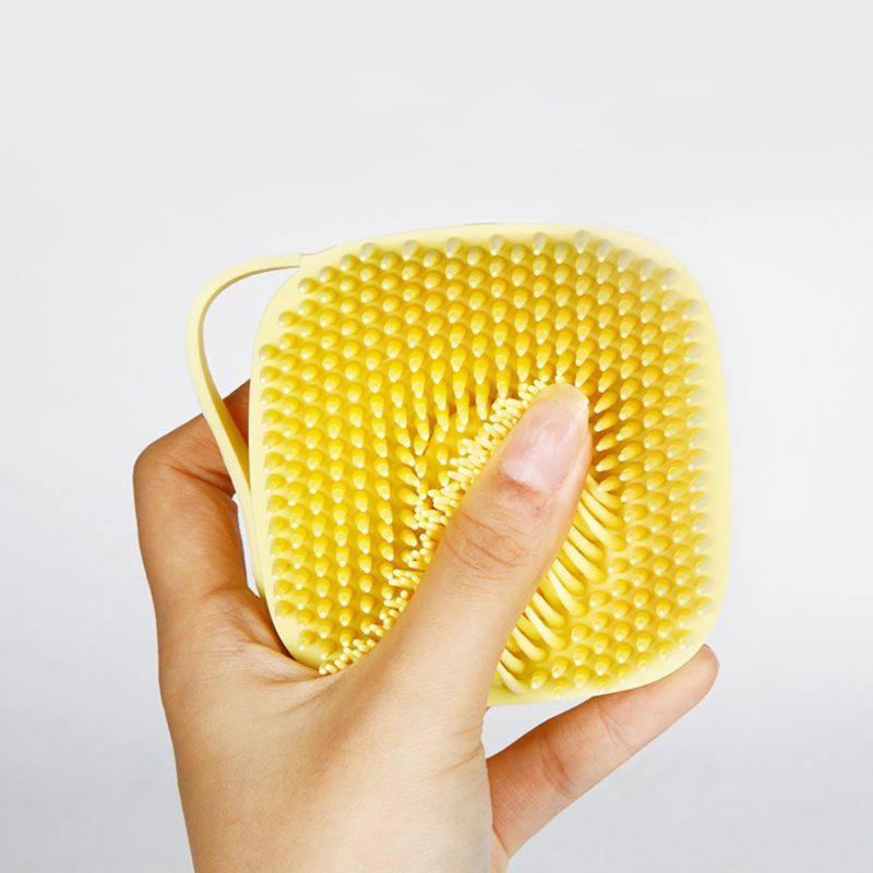 Silicone Pet Bath Brush Shampoo Dispenser