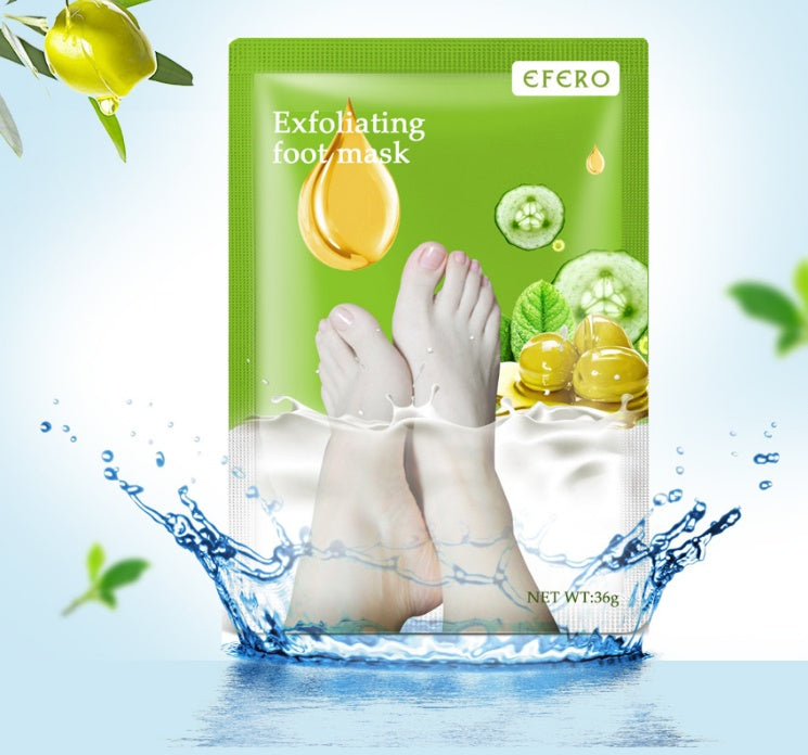 Exfoliating Foot Mask Foot SPA Pedicure Socks Removing Dead Skin Whitening Heels Feet Peeling Anti Cracked Foot Skin Care - Lootquake