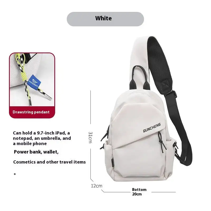 Crossbody Bag Small Shoulder Bag Men's Chest Bag - Lootquake