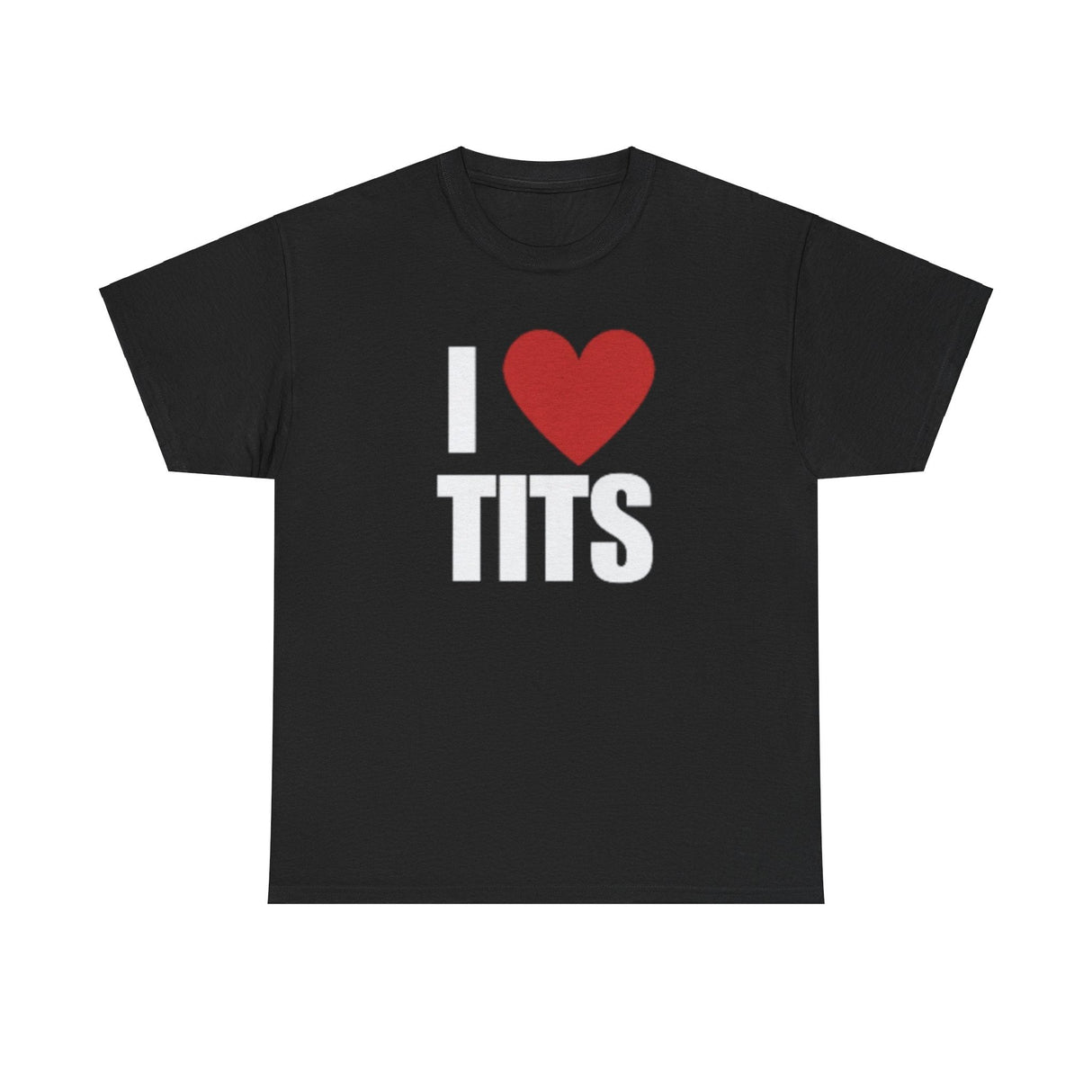 Camiseta divertida "Me encantan las tetas": divertida camiseta con meme de doble sentido para hombre y mujer