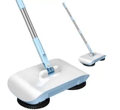Hand Push Sweeper Household Broom Dustpan Mop Floor All-in-one Machine Gift Mop Sweeper - Lootquake