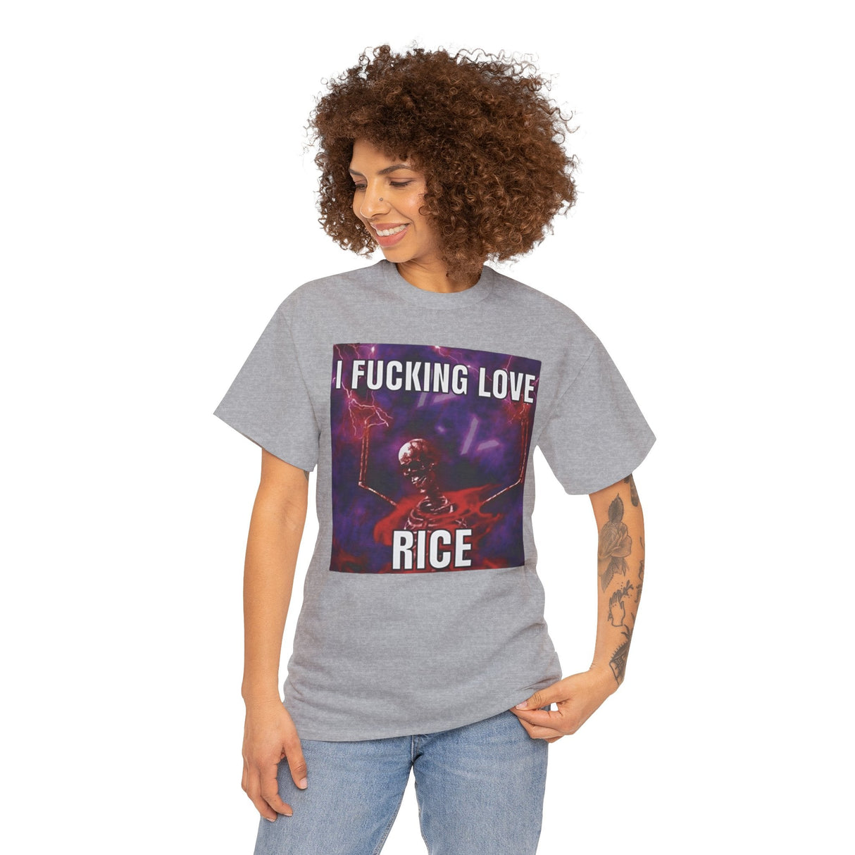 I Fucking Love Rice Meme Shirt – Funny Food Humor T-Shirt