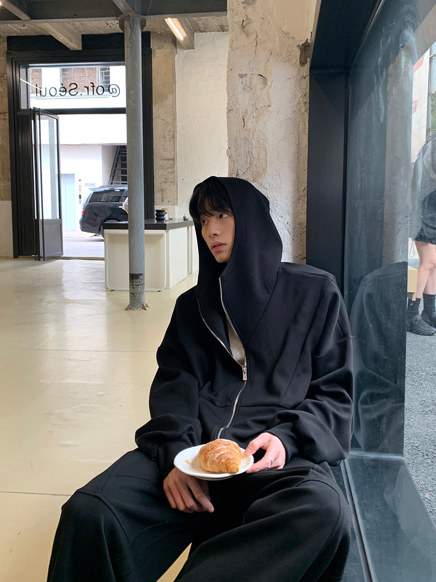 Men's Hoodie Sweater Pure Color All-matching Trousers Sports Suit - Lootquake