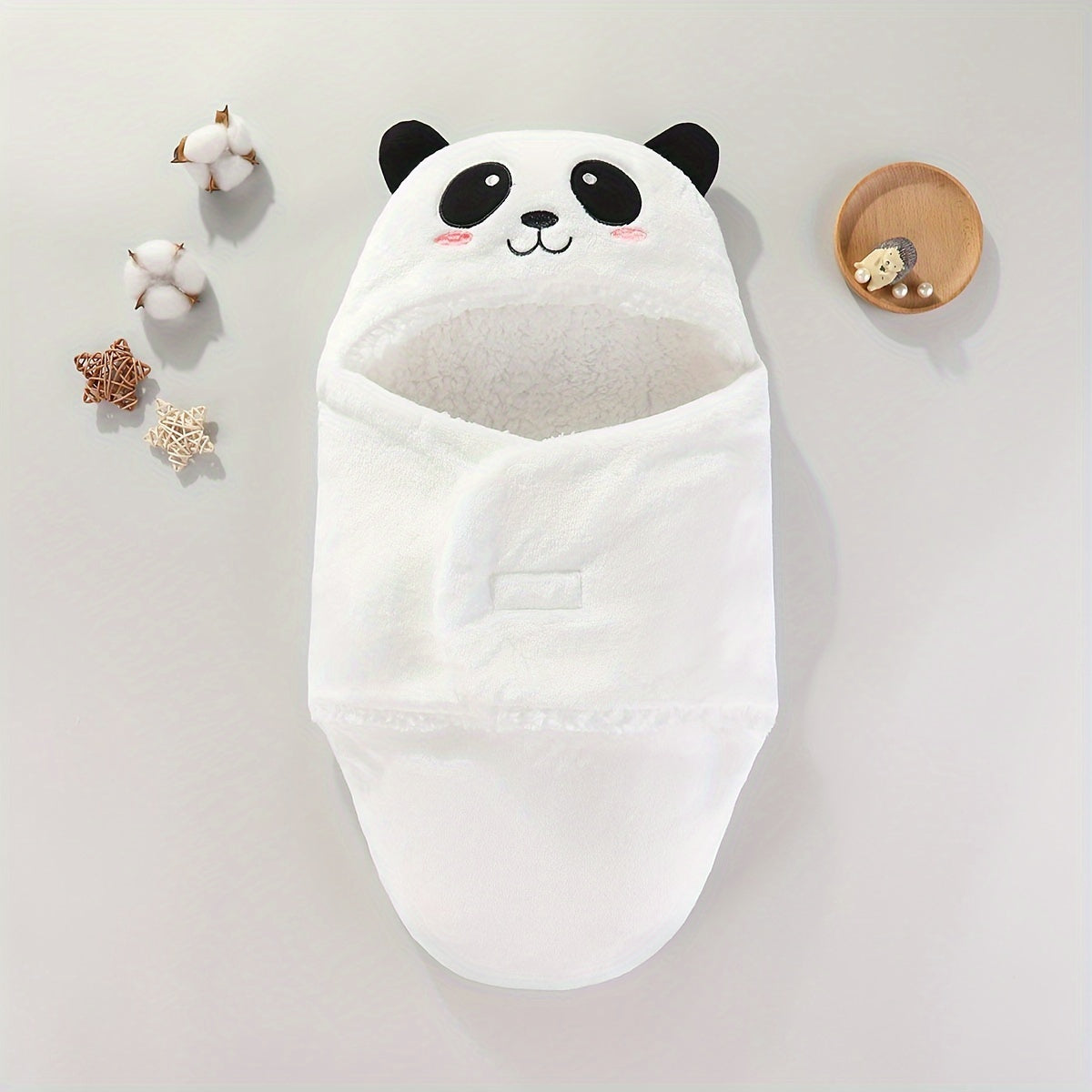 Cute Wrap, Flannel Thickened Soft Swaddling Blanket, Soft Sleeping Bag, Great Christmas Halloween Thanksgiving Day Gift, New Year's Gift, Valentine's Day Gift